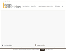 Tablet Screenshot of ideasdecoracion.es